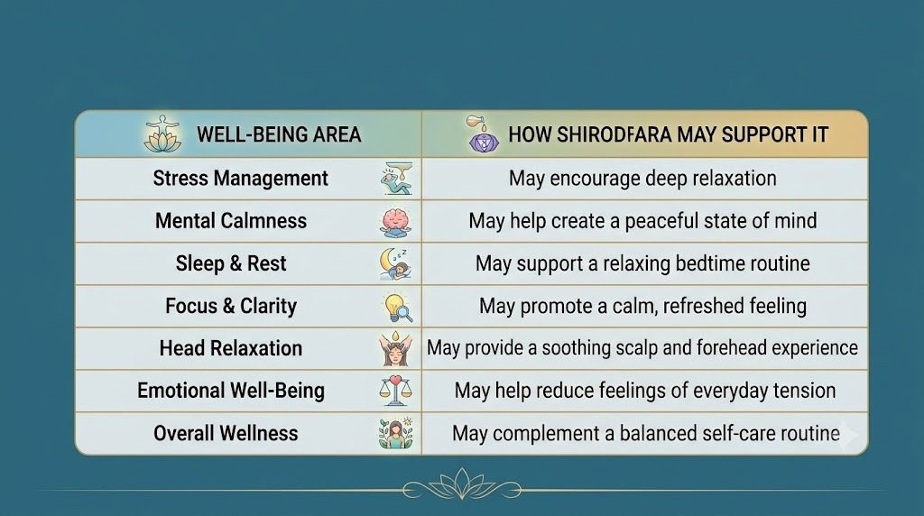 Shirodhara Treatment in Perumbakkam, Chennai